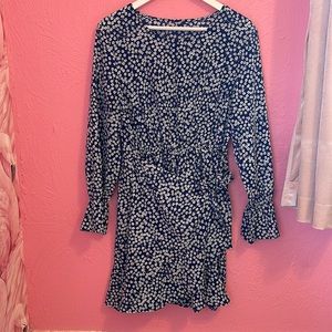 Floral wrap dress